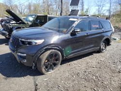 Salvage cars for sale from Copart Marlboro, NY: 2021 Ford Explorer ST