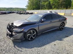 Honda Accord Sport salvage cars for sale: 2018 Honda Accord Sport