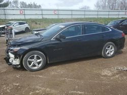 Vehiculos salvage en venta de Copart Davison, MI: 2016 Chevrolet Malibu LS