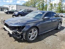 Audi salvage cars for sale: 2017 Audi A6 Premium