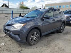 Salvage cars for sale from Copart Littleton, CO: 2017 Toyota Rav4 LE