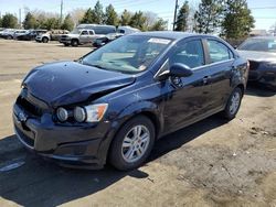 Chevrolet salvage cars for sale: 2015 Chevrolet Sonic LT