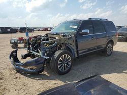 Salvage cars for sale from Copart Amarillo, TX: 2017 Lincoln Navigator Select