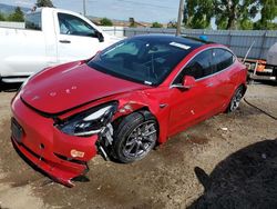 Salvage cars for sale from Copart San Martin, CA: 2020 Tesla Model 3