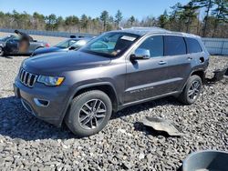Jeep Grand Cherokee Limited Vehiculos salvage en venta: 2017 Jeep Grand Cherokee Limited