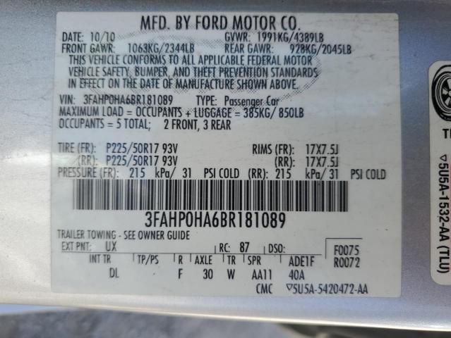 2011 Ford Fusion SE