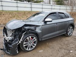 Salvage cars for sale from Copart Davison, MI: 2018 Audi SQ5 Prestige