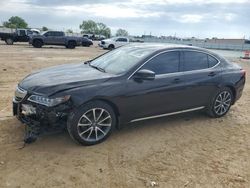 Salvage cars for sale from Copart Haslet, TX: 2017 Acura TLX Advance