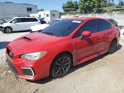 Vehiculos salvage en venta de Copart Opa Locka, FL: 2018 Subaru WRX