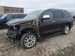 Toyota salvage cars for sale: 2014 Toyota Sequoia Platinum