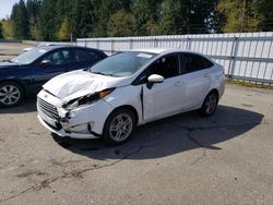 Salvage cars for sale from Copart Arlington, WA: 2017 Ford Fiesta SE