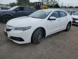 Acura salvage cars for sale: 2015 Acura TLX Tech