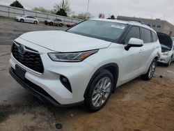 Toyota salvage cars for sale: 2022 Toyota Highlander Hybrid Limited