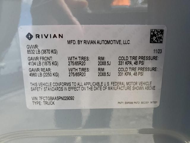 2023 Rivian R1T Adventure