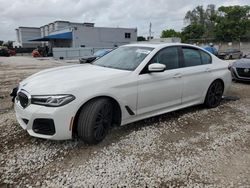 Vehiculos salvage en venta de Copart Opa Locka, FL: 2021 BMW 530 I