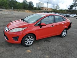 Salvage cars for sale from Copart Reno, NV: 2012 Ford Fiesta SE