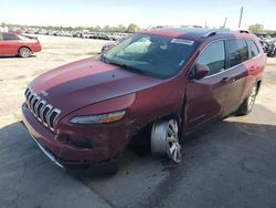 Salvage cars for sale from Copart Sikeston, MO: 2017 Jeep Cherokee Limited