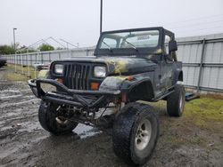 Jeep Wrangler salvage cars for sale: 1991 Jeep Wrangler / YJ S