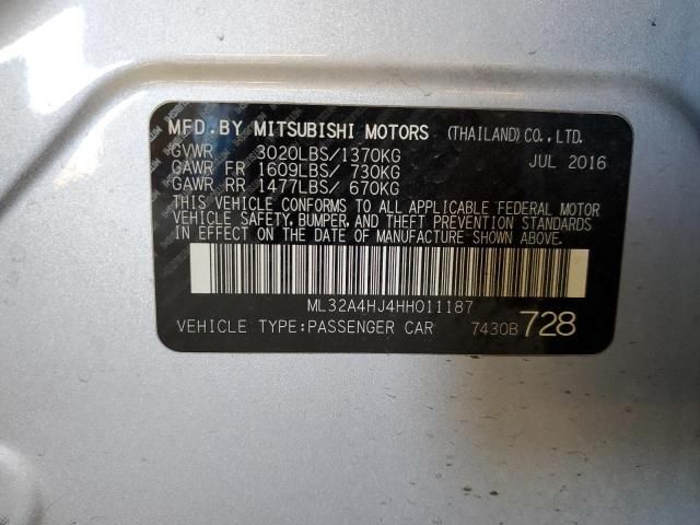 2017 Mitsubishi Mirage SE