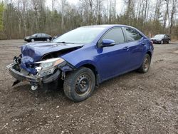 Vehiculos salvage en venta de Copart Bowmanville, ON: 2014 Toyota Corolla L