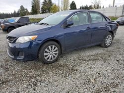 Toyota Corolla salvage cars for sale: 2013 Toyota Corolla Base