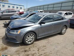 Volkswagen Jetta SE salvage cars for sale: 2015 Volkswagen Jetta SE