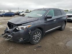 Salvage cars for sale from Copart Indianapolis, IN: 2013 Infiniti JX35