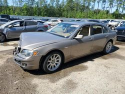 BMW 7 Series salvage cars for sale: 2006 BMW 750 LI