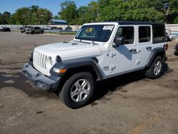 Jeep Wrangler salvage cars for sale: 2018 Jeep Wrangler Unlimited Sport