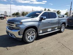 Chevrolet salvage cars for sale: 2020 Chevrolet Silverado K1500 LTZ