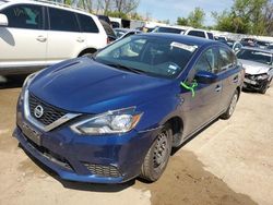 Nissan Sentra Vehiculos salvage en venta: 2018 Nissan Sentra S