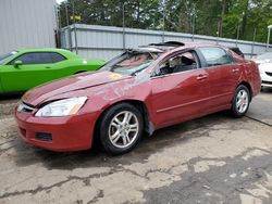 Honda salvage cars for sale: 2007 Honda Accord EX