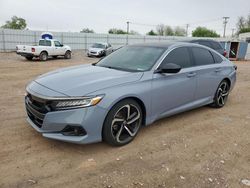 Honda Accord salvage cars for sale: 2021 Honda Accord Sport