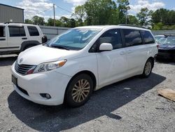 Toyota Sienna xle salvage cars for sale: 2011 Toyota Sienna XLE