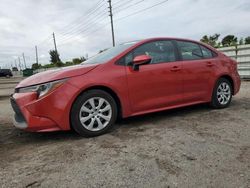 Toyota Corolla salvage cars for sale: 2020 Toyota Corolla LE