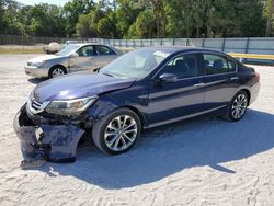 Salvage cars for sale from Copart Fort Pierce, FL: 2014 Honda Accord Sport