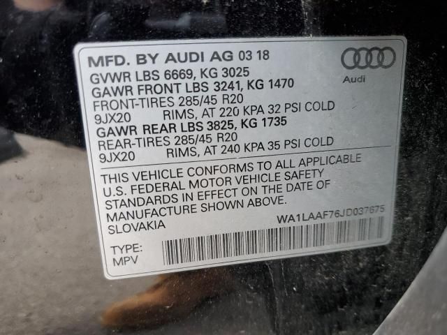 2018 Audi Q7 Premium Plus