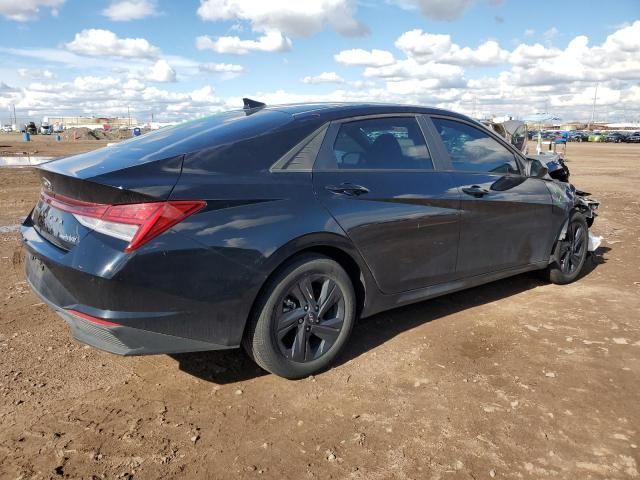 2022 Hyundai Elantra Blue