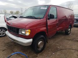 Ford salvage cars for sale: 1999 Ford Econoline E250 Van