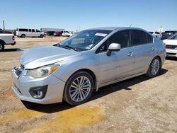 Salvage cars for sale from Copart Amarillo, TX: 2012 Subaru Impreza Limited