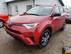 Salvage cars for sale from Copart Pekin, IL: 2017 Toyota Rav4 LE