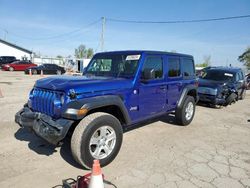 Jeep salvage cars for sale: 2019 Jeep Wrangler Unlimited Sport