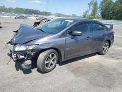 Salvage cars for sale from Copart Dunn, NC: 2015 Honda Civic SE