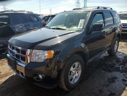 Ford salvage cars for sale: 2012 Ford Escape Limited