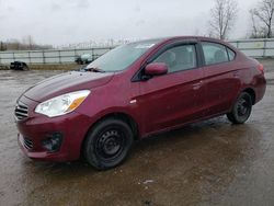 Salvage cars for sale from Copart Columbia Station, OH: 2017 Mitsubishi Mirage G4 ES