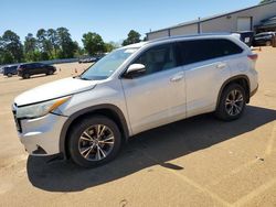 Toyota Highlander salvage cars for sale: 2016 Toyota Highlander XLE