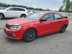 Vehiculos salvage en venta de Copart Dunn, NC: 2016 Volkswagen Jetta Sport