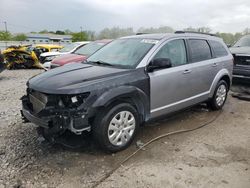 Salvage cars for sale from Copart Louisville, KY: 2018 Dodge Journey SE