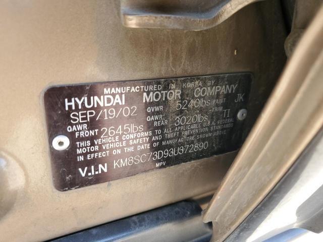 2003 Hyundai Santa FE GLS