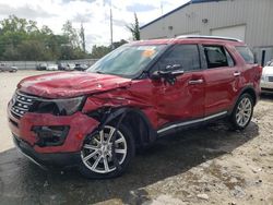 Ford Explorer Limited salvage cars for sale: 2016 Ford Explorer Limited